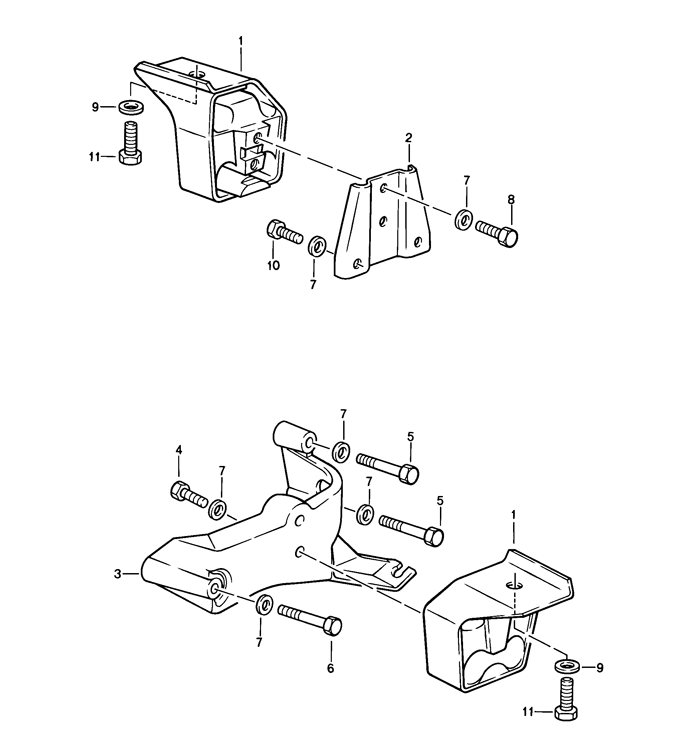 Porsche 944 brake master cylinder repair kit